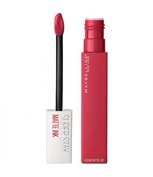 Maybelline New York Liquid Matte Lipstick, Long Lasting, 16hr Wear, Superstay Matte Ink, Ruler, 5g